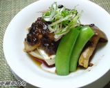 タラと豆腐のトーチ蒸し作り方4写真