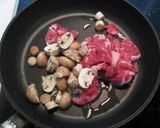 牛肉とクレソンのガーリック炒め作り方2写真