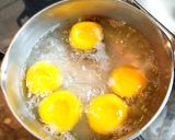 南瓜の豆腐白玉と酢小豆　露茜のシロップ作り方5写真