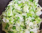 味噌風味★卵入りネギそぼろ丼作り方2写真
