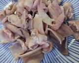 豚モツ丼とろろ昆布をのせて作り方3写真