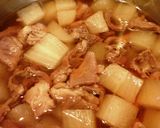 ***牛すじ肉★大根煮物~ねぎ山椒***作り方10写真