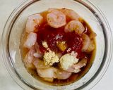 ワンボールレンジ、海老チリ作り方4写真