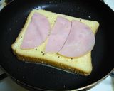 『クロックムッシュ風フレンチトースト』作り方3写真