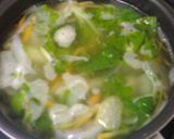 セロリと卵のスープ作り方5写真