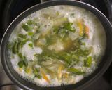 セロリと卵のスープ作り方6写真