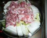 豚肉と白菜の煮物作り方1写真