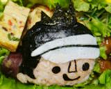 石川 遼くんのたらこおにぎり✿キャラ弁作り方9写真
