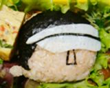 石川 遼くんのたらこおにぎり✿キャラ弁作り方7写真