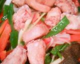 カジキマグロの竜田揚げ　本格中華風炒め作り方5写真