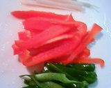 カジキマグロの竜田揚げ　本格中華風炒め作り方3写真