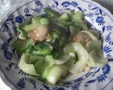 ラーメンに♡青梗菜とシーフードの炒め物作り方3写真