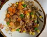 全てレンジ冷めても美味しい梅味噌炒飯弁当作り方5写真