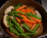 鶏肉と野菜の治部煮風(煮物)作り方3写真