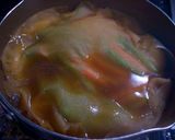 鶏肉と野菜の治部煮風(煮物)作り方4写真
