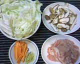 黒酢でさっぱり★白菜と豚肉の甘酢炒め作り方1写真