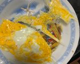 レンジ簡単味噌焼きそば味オムライス弁当作り方11写真