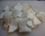 大根と豚バラ肉のカレーライス作り方1写真