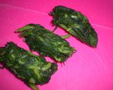 ＊網えびとほうれん草のナムル＊作り方2写真