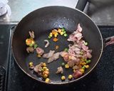 チキンラーメン炒飯作り方1写真