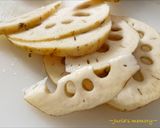 れんこんの柚子味噌きんぴら作り方1写真