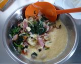 パイ生地不要♪クリスマスに♪豆腐キッシュ作り方4写真