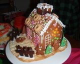 お菓子の家 クリスマス 誕生日に♪作り方9写真