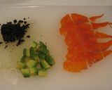 濃厚◎アボカドとスモークサーモンのパスタ作り方1写真