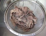 圧力なべ　牛すじ肉の土手焼き風作り方3写真