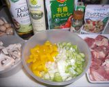 チキンとキノコの香草トマト煮作り方1写真