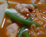 いんげんとささみのミルク味噌ラーメン作り方5写真