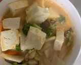 お一人様梅ウスタークリーム味豆腐野菜炒め作り方21写真