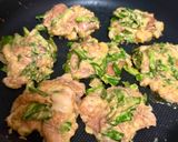 混ぜて焼くだけ🍳豚肉とニラの落とし焼き作り方4写真