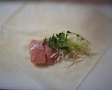 ささみとチーズのパリパリ春巻き❤作り方3写真