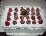 コストコ風♪苺のクリスマスケーキ☆作り方24写真