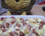 ウインナーとじゃがいものマヨチー焼き♥作り方5写真