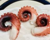 柔らか真たこのお刺身　ボイル作り方5写真