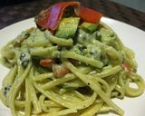 濃厚◎アボカドとスモークサーモンのパスタ作り方7写真