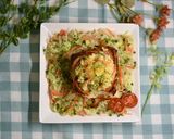 野菜たっぷりポテトサラダトースト作り方7写真