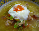 おいしい☆温玉のせ♪さっぱりネギ豚中華麺作り方7写真