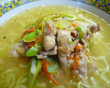 おいしい☆温玉のせ♪さっぱりネギ豚中華麺作り方6写真