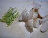 かぶとホタテのホッコリ煮作り方1写真