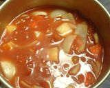 トマトカレー　チーズトッピング作り方2写真
