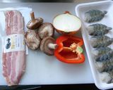 キッシュ(海老とベーコンと野菜で）作り方6写真