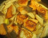 鮭と冬野菜のクリーム煮作り方4写真