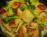 鮭と冬野菜のクリーム煮作り方5写真