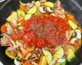 塩麹チキンと野菜たっぷりのラタトゥユ風作り方5写真