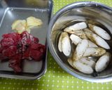 ごぼうと牛肉の煮物作り方2写真