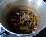 ごぼうと牛肉の煮物作り方7写真