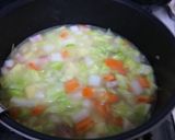 長ねぎとベーコンの野菜たっぷりチャウダー作り方2写真